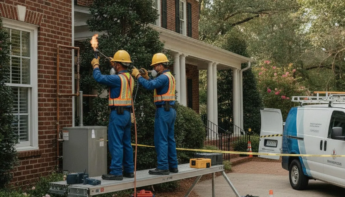 Emergency plumbing repair service in Marietta, GA for residential and commercial leaks and clogs