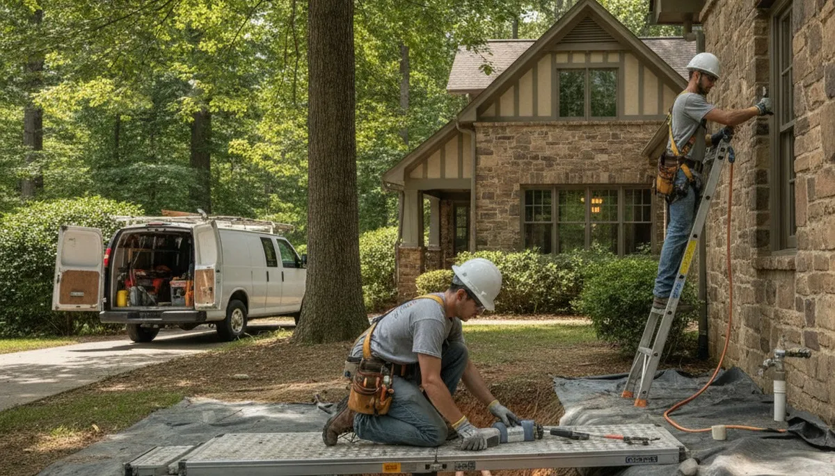 Emergency plumbing repair service in Marietta, GA for residential leaks and drain issues