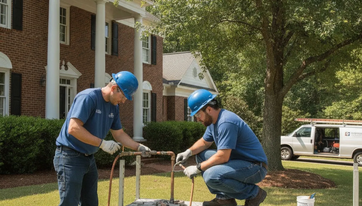Emergency plumbing repair service in Marietta, GA for residential and commercial leaks, clogs, and pipe issues