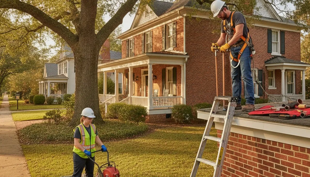 Plumbing repair technician providing emergency service in Marietta, GA