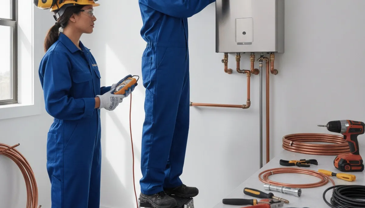 Tankless water heater service in Marietta, GA for efficient hot water and emergency plumbing repair
