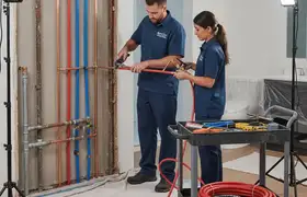 Marietta, GA plumbing repair and repiping service widget for emergency plumbing home page